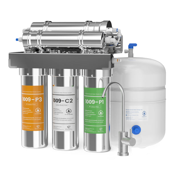 ERS-1009 304 Stainless Steel Housing RO Water Filter System