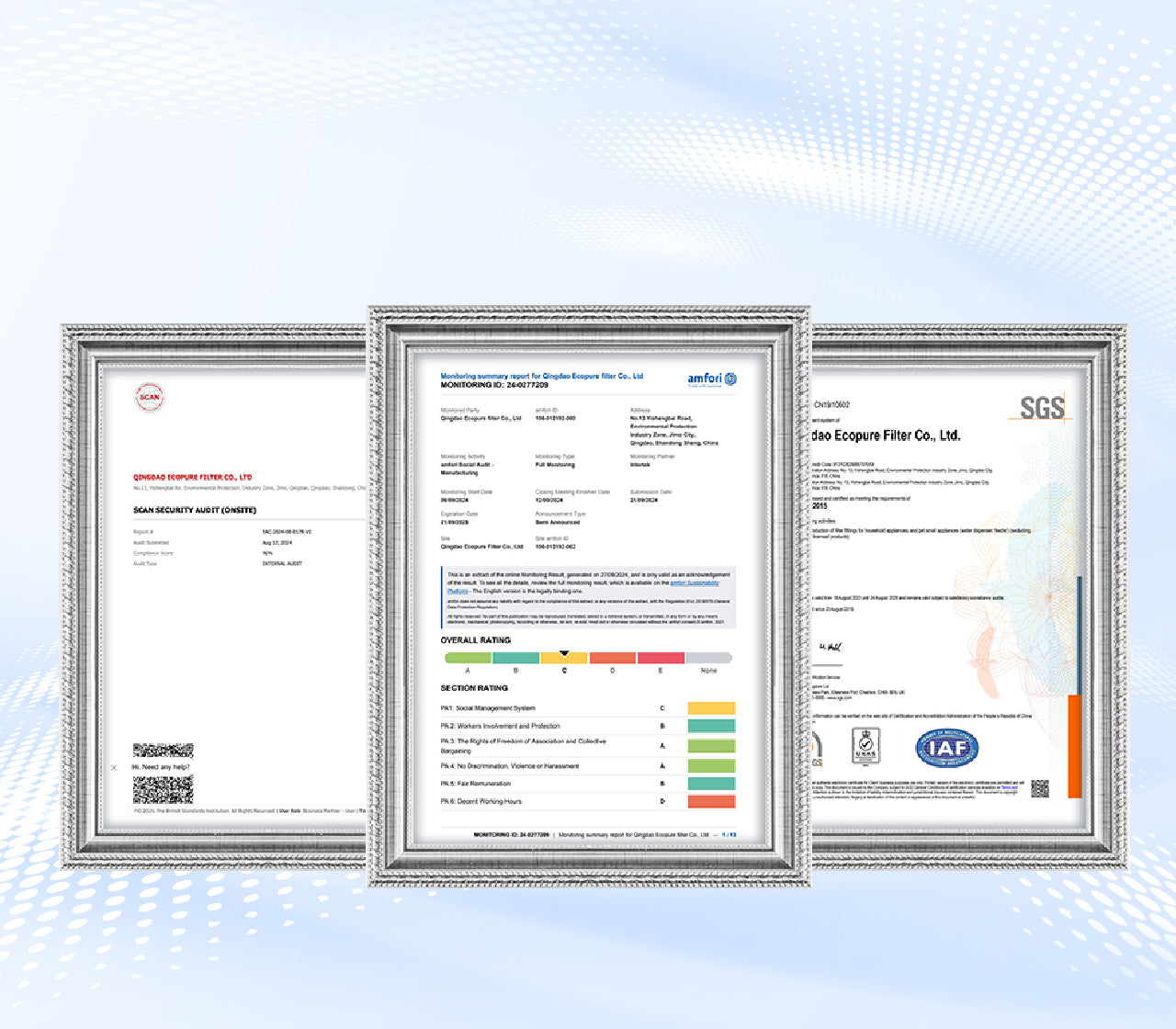 Comprehensive Certification & Compliance Capabilities