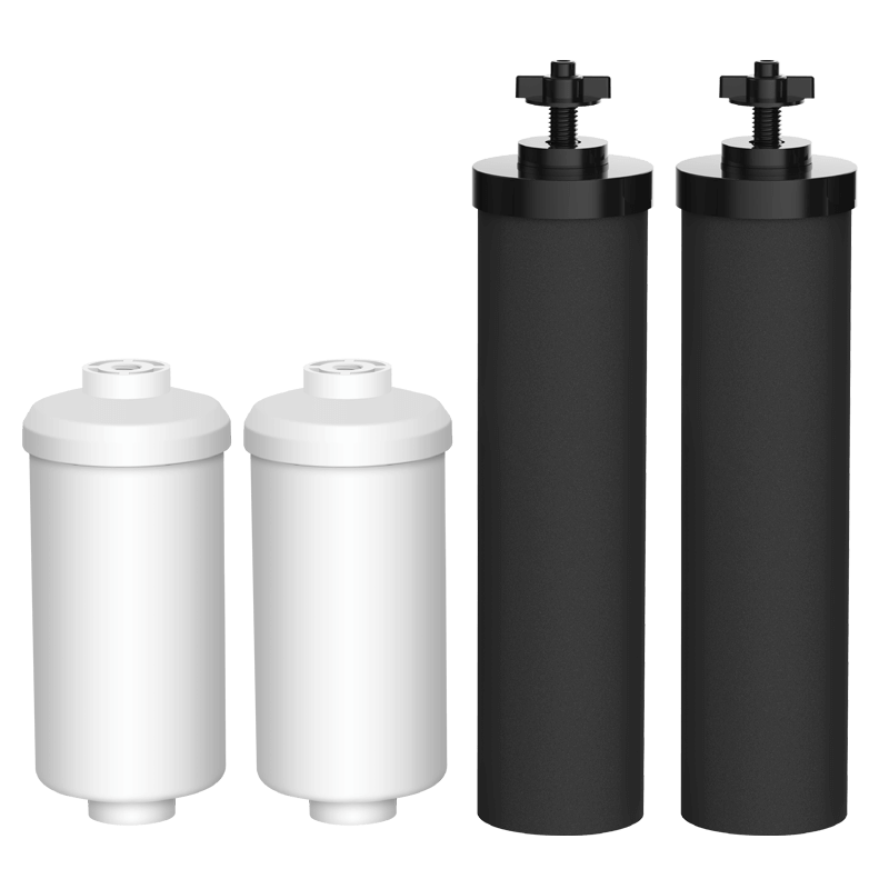 EFF-8090 Set of Replacement for Stainless Steel Gravity Water Filter System