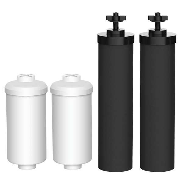 EFF-8090 Set of Replacement for Stainless Steel Gravity Water Filter System